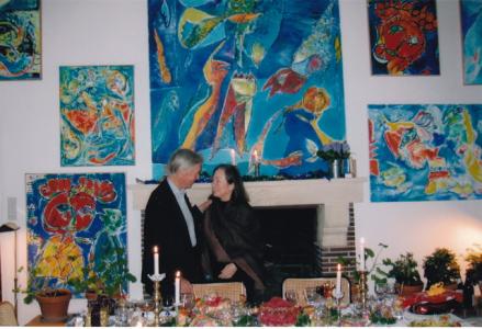 Judith Wechsler, 2004, with husband, Ben Snyder