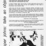 Copy of flyer advertising film Jasper Johns